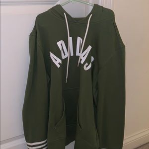 Olive green adidas Hoodie